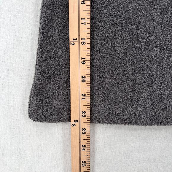 ENZA COSTA Terry Knit Half Sleeve Sweater Top Womens Small Gray Crew Neck NEW - Picture 12 of 12